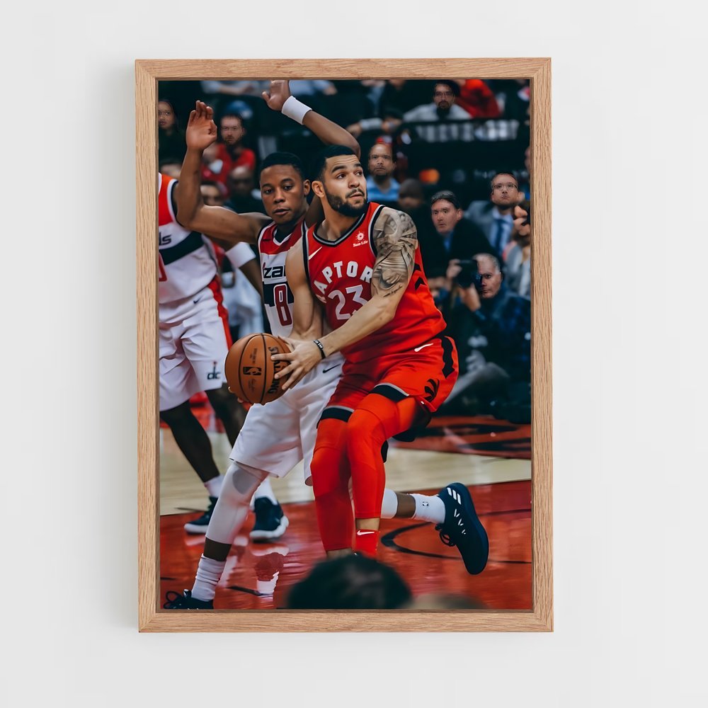 Poster La Légende en Rouge – affiche Basketball (vue 4)